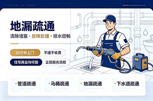 市南地漏疏通
